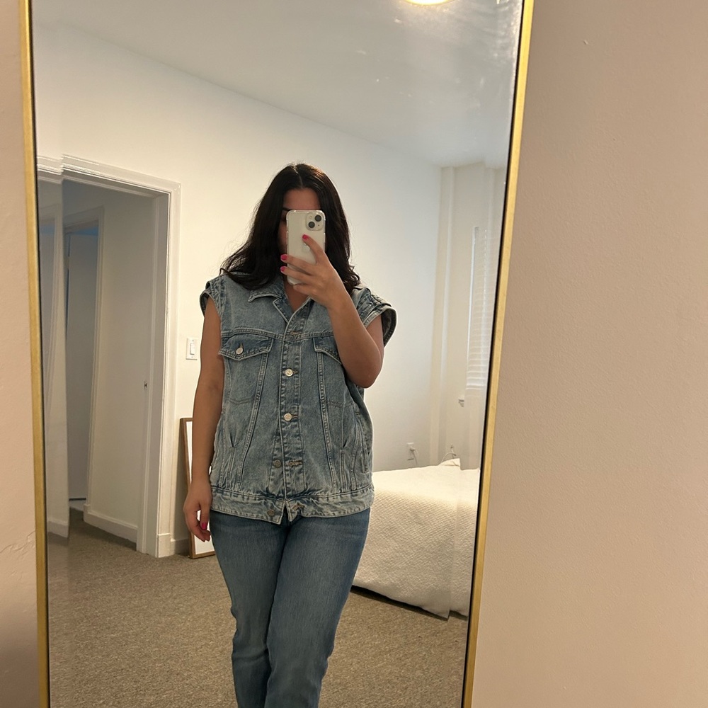 Mango Denim Vest